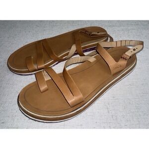 Women's 11 Natural Sanuk x Grateful Dead Vazon Sustainable Leather Sandals Shoes